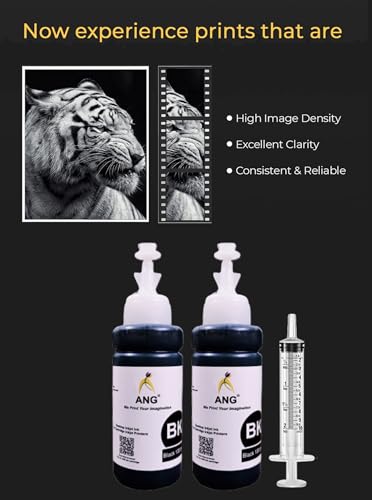 Image of ANG Ink Suction Tool Kit for Cannon 810, 811, 810 X, 811 X, 47, 57, 745, 746, 745 X & 746 X (Black 2 Refill + 1 Syringe)