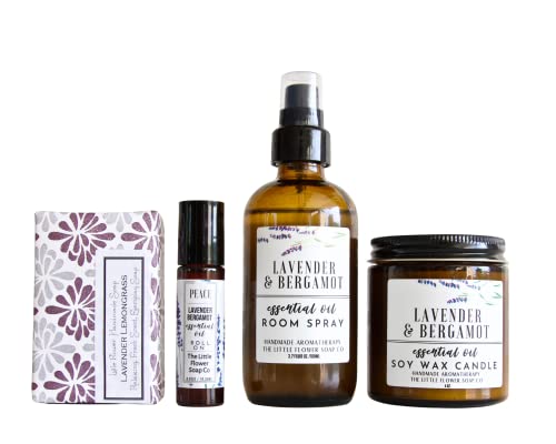 Lavender Gift Box - Handmade Essential oil gift box for women - housewarming gift idea