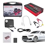 ジャンプスターター 12V車用 エンジンスターター 車緊急始動 49800 MAhバッテリーブースターパック 大容量 ブースターケーブル車緊急始動 モバイルバッテリー機能 LEDライト搭載 内蔵式スーパーキャパシタ 電源コード付き 低劣化 長寿命 車用エンジンスターター 車緊急始動 LEDヘッドライトSOS付き自動車ポータブルパワーバンク バッテリーパックスタートパワーバンク