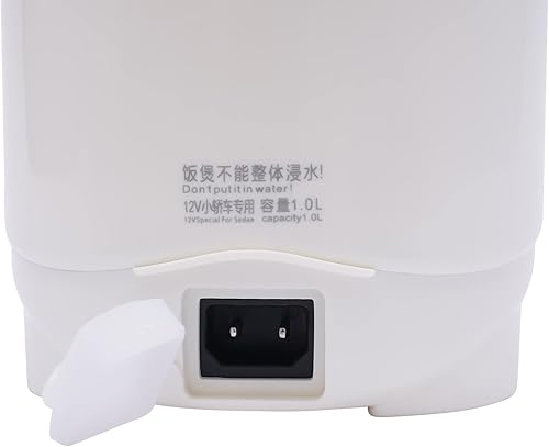 Miniatura 9 de Mini olla arrocera de 0.26 galones, olla de arroz para campamento, olla de arroz eléctrica portátil con taza medidora y cuchara, olla arrocera