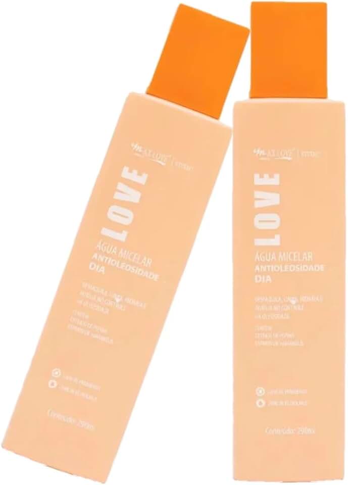 Água Micelar Max Love Antiolesidade Dia, 290ml - Demaquilante, Limpeza Facial, Suave, Excelente Custo-benefício