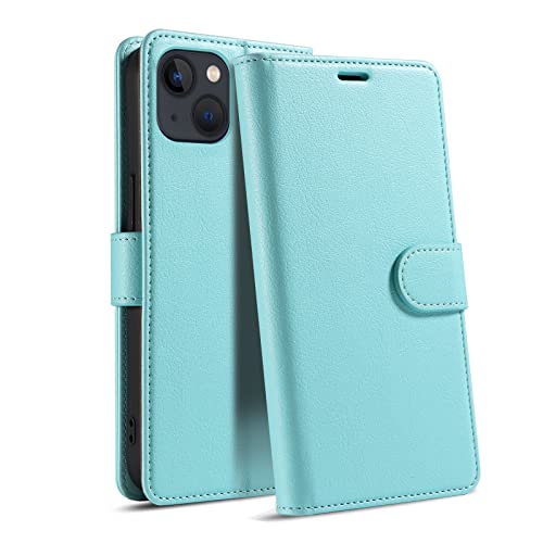g*o様 Apple iPhone 13 ブルー 本体　おまけ付き（ケース&リン Amazon.co.jp: QUEASON iphone13 用 ケース 手帳型 いpほね13 用