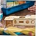 Kisangel Natural Hamster Tunnel Hideout Multi-Functional for Animals for Hamsters Guinea Pigs and Chinchillas Easy to and Damage- Design