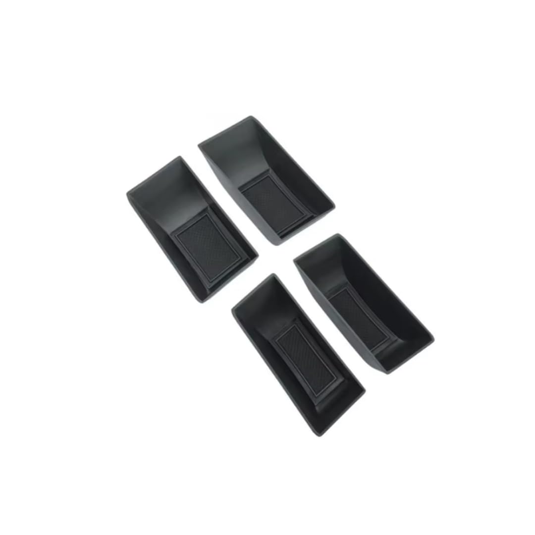 Zuphte Car organizer for BYD Atto 3 YUAN Plus 2022-2025, Storage Car Box Car Door Handle Storage Tray Accessories Plastic(front back 4pc)