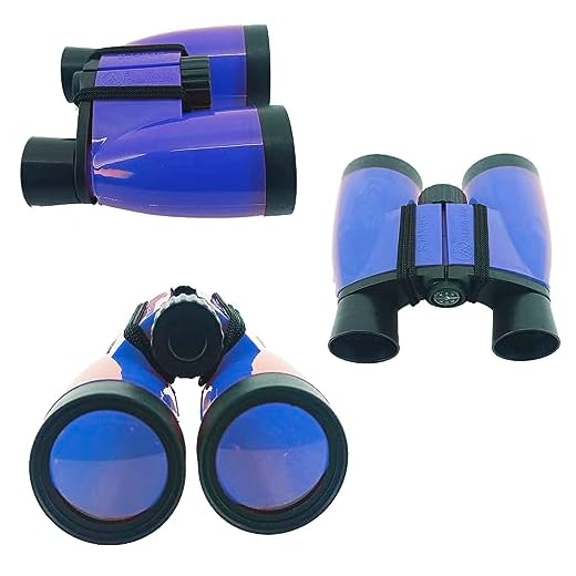 Binóculo Plástico Brinquedo Infantil (Azul)