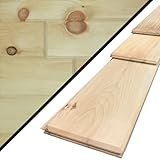 Wilson Real Wood Tongue and Groove Rustic Natural Reversible V-Groove or Shiplap Boards (End-Matched) (6' (26 sq. feet), Knotty Pine)