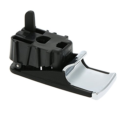 Yorten Extrator de alça da tampa do porta-luvas cromado com direção à esquerda com orifício de trava