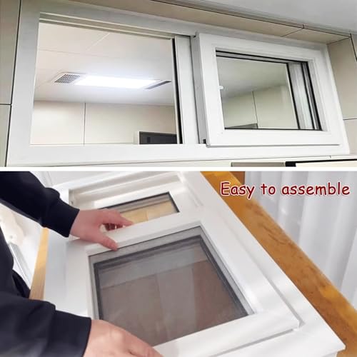 Ventana corredera pequeña de vidrio para servicio de concesión 7