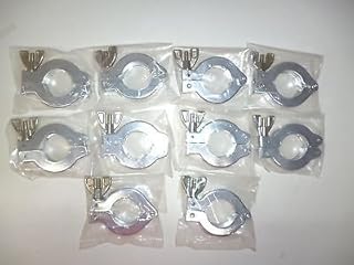 Ochoos Lot of 10 Clamp KF25 Aluminum New Vacuum Pump Flange Fitting Parts XWJ