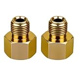 Automatic Transmission Fluid Cooler Line Fitting Compatible with Chevy S10 Blazer 1988-1994, S10 Pickup 1988-1993, Jimmy 1992-1994, 5/8-18UNF Thread Transmission Cooler Line Connector