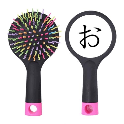 Brosse démêlante japonaise Hiragana O Salon en coussin pour un soin capillaire d'exception