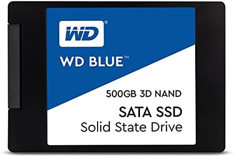 Western Digital 500GB WD Blue 3D NAND Internal PC SSD - SATA III 6 Gb/s, 2.5"/7mm, Up to 560 MB/s - WDS500G2B0A, Solid State Drive : Electronics