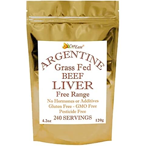 CurEase Beef Liver Powder - Argentine Grass Fed & Finished - Undefatted - 4.2 oz 240 Servings Cover