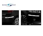 Kingsway kkmbgch00181 Car Bumper Guard for Jeep Compass (Set of 4, Chrome)