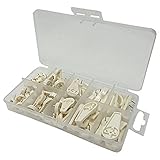 Bulk Hardware BH06590 Assortment of Hammer-in Hardwall Hooks in a 10 Compartment Carry Case.