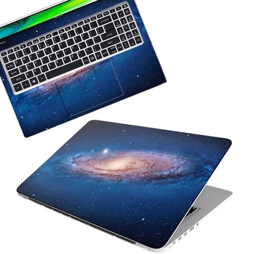 Image of Galaxsia The Universe Full Body Vinyl Laptop Skin /Sticker /Cover Upto 15.6 Inches Laptops Laminated-Removable-HD Quality Compatible for Hp-Dell-Sony-Lenovo-Asus etc.(15x10 Inches)