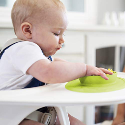 Ezpz Tiny Bowl - 100% Silicone Suction Bowl With Built-In Placemat For First Foods + Baby Led Weaning - Fits On All Highchair Trays - 6 Months+ (Lime) #TOP5