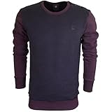 G-Star Raw Men's Harm Crew Neck Sweatshirt In Houston Sweat Radix Blue