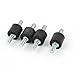 Uxcell a15020900ux0109 4pcs 3/8" x 3/8" Rubber Shock Absorber Vibration Isolator Mounts M3 (Pack of 4)