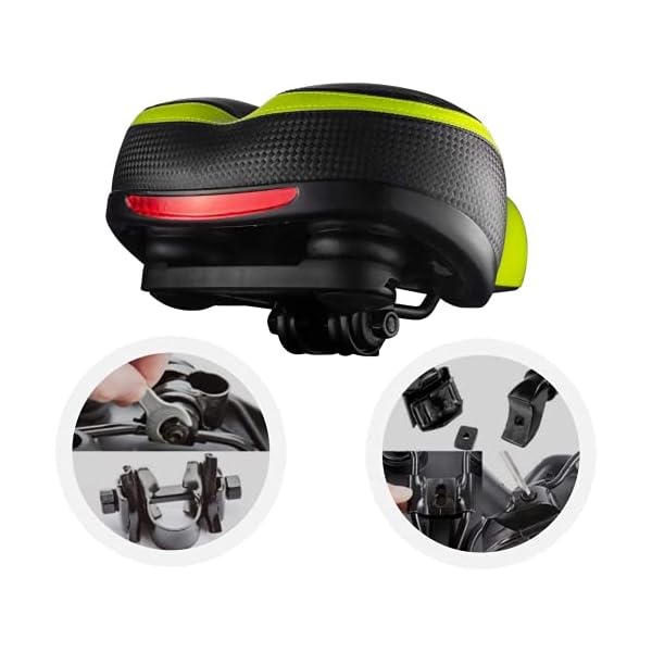Lushforest Bike Seat, Most Comfortable Bicycle Seat Dual Shock