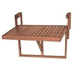 1800x1 / 40' Unbekannt Balkon Hänge Tisch 100% FSC Eukalyptus geölt Außen Möbel höhen tiefen verstellbar Harms 985089