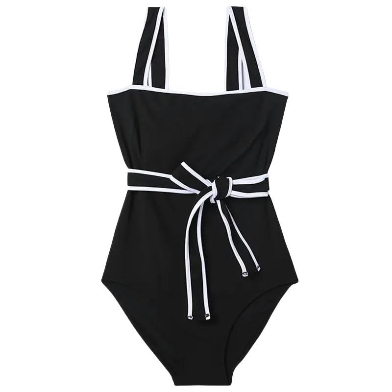 Maillots de bain monokini noir pour femmes chic et élégant