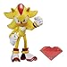 Sonic - The Hedgehog 407004 Figurine Sonic 10 cm Super Shadow w/Chaos Emerald Jaune