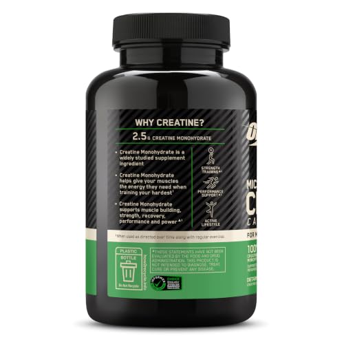 Optimum Nutrition Micronized Creatine Monohydrate Capsules, 100 Ct - image 9