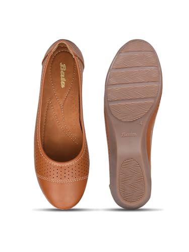 Image of Bata Women's Wedge Heel Ballerina