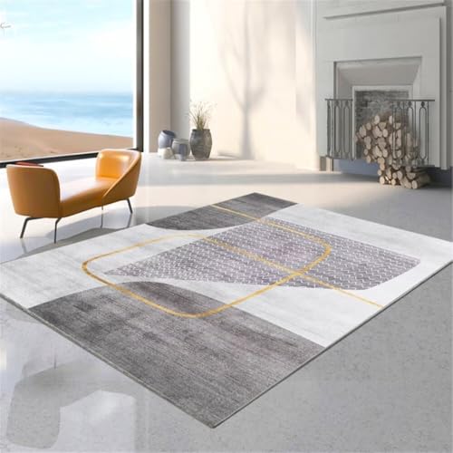 Tapis design rayé moderne résout le problème des sols froids