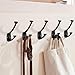 ZAUYX 2 Pack Oil Rubbed Bronze Hooks Decorative Heavy Duty Solid Large Coat Hooks for Towel Hanging Coats Robe Wall Mounted Towel Bags Door Back Bathroom Wall Hook.