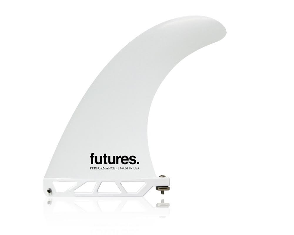 Futures Fins Performance Longboard Surfboard Fin 8" White Thermotech
