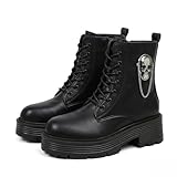 Witelf Womens Goth Platform Combat Boots, Punk Rock...