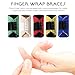 ifundom 10pcs Finger Stabilizers Finger Supporting Braces for Injury Recovery Soft Comfortable Splints Yellow Red Tone