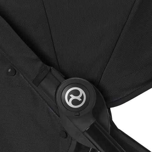 CYBEX kinderwagen Beezy met One-Pull Harness vanaf de geboorte tot ca. 4 jaar (max. 22 kg) compact en ergonomisch Moon Black (zwart) - Afbeelding 8