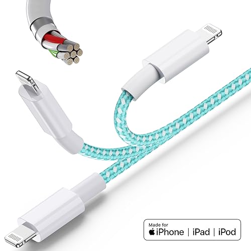 iPhone Charger 6ft Lightning Cable 4Pack, Apple Certified Braided Cord - image 6