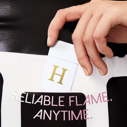 Encendedor soplete dorado con inicial para mujer miniatura 5