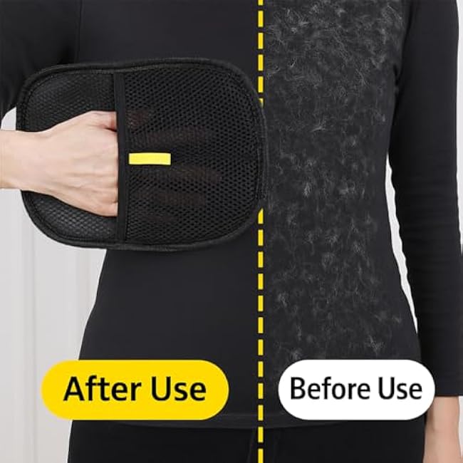 Pet Hair Removal Gloves ¨C Electrostatic Fur Cleaning Tool | Quickly Remove Hair from Furniture, Carpets, Car Seats and Clothes ¨C Gentle, Washable and Reusable(2 Pcs)-2gh1lulF