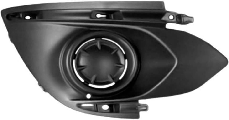 For Mitsubishi Mirage 2017 2018 2019 2020 Fog Light Cover Driver and Passenger Side | Pair | Made of PP Plastic | Hybrid | Textured Black | Replacement For MI1038123, MI1039123 | 191275632956
