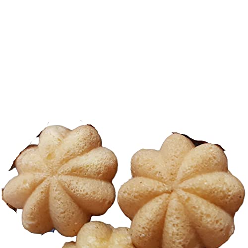 Star Bahulu Mould Traditional Kuih Baulu 7-Hole Baulu Cast Aluminium Buah Manggis Mangosteen Design Kueh Mould Easy Malaysian Egg Cake Mould