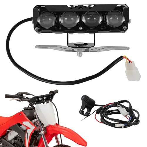 USTPO 5" Dirt Bike Light Bar 54W 8000lm for 7/8” Handlebar