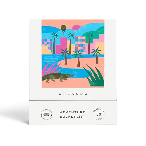 Orlando Adventure Bucket List: 50 Scratch-Off Cards for Outdoor Activities, Tourist Attractions, and Road Trips - Perfect Travel Gift and Guide for Exploring Florida
