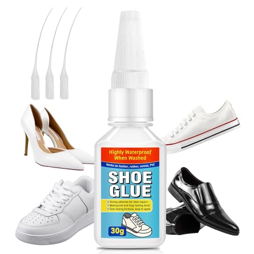 Bellemora Shoe Glue,30g Heavy Duty Shoe Glue Sole Repair for Boots,Sneakers,Leather,Waterproof and...