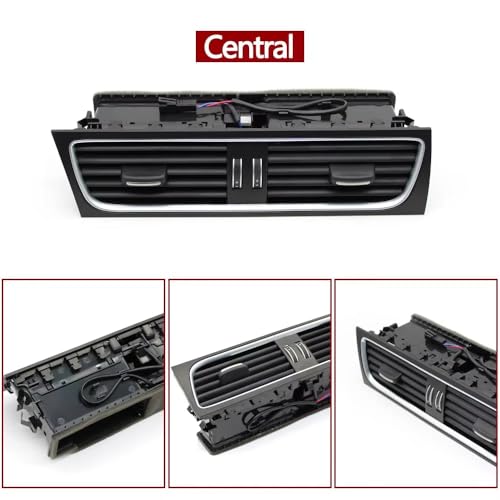 Salida de aire acondicionado de salpicadero central para Audi A4 B8 y A5 LHD 3