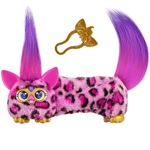 Hasbro Furby DJ Furblets, Kitt-EE-Luv, Peluche Electrónico, Colores Fantasía, Mini Compañero para Dormir, Juguete Coleccionable, Habla y Canta, Regalo para Niñas y Niños de 6 Años o Más