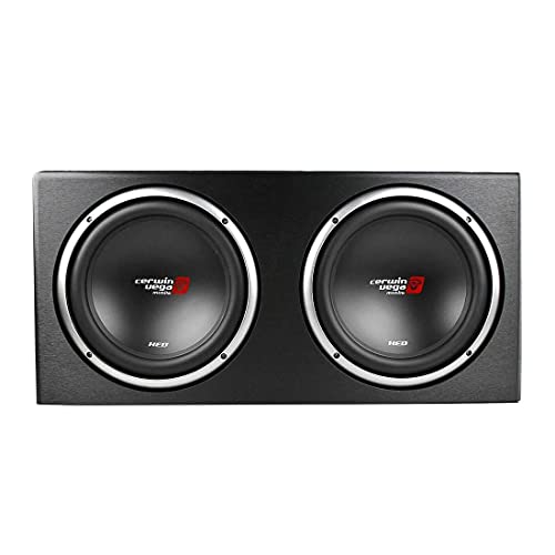 Cerwin-Vega Xe12Dv Xed Series Dual 12 Inch Loaded Subwoofer Enclosure With 1600W Max Power, 450 Watts Rms, Black #TOP1