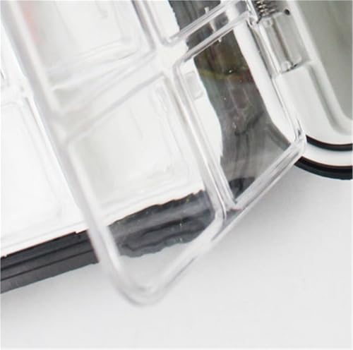Boîte de rangement portable pour appâts avec compartiments pour accessoires pour faciliter l'organisation du matériel de pêche