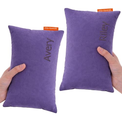 Pipsqueak Travel Pillow - Small, Mini, Tiny - 11 x 7 in, Microfiber