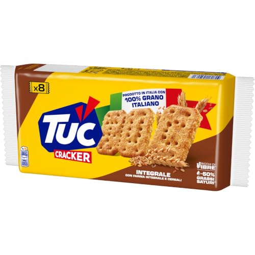 Tuc Cracker, Integrale, Cotto al Forno con Grano 100% Italiano, 267g