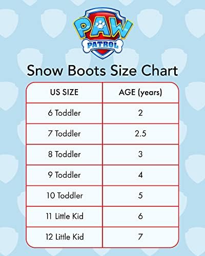 Josmo Girls Winter Water Resistant Fleece Lined Insulated Snow Boots (6T-12), Pink Paw Patrol, 6 Toddler | Image 6